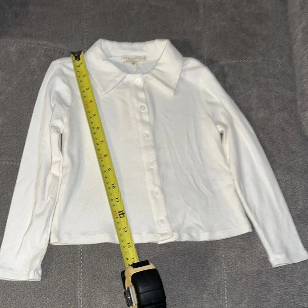 Copper Key Cream Collared Shirt - Picture 4 of 9